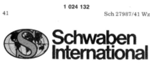 S Schwaben International Logo (DPMA, 15.06.1979)