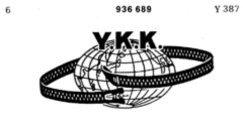 Y.K.K Logo (DPMA, 17.07.1974)