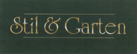 Stil & Garten Logo (DPMA, 30.08.2008)