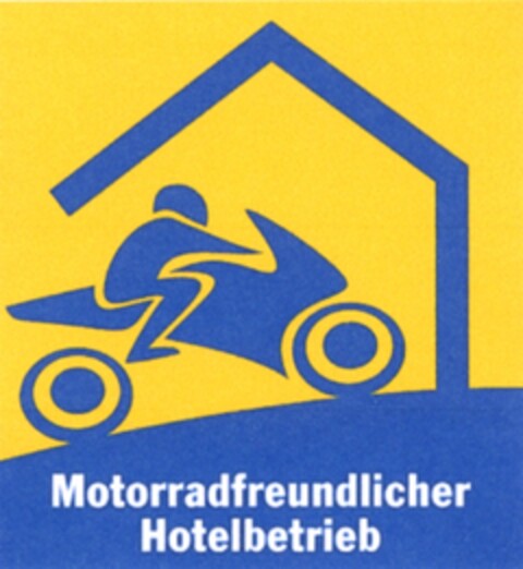 Motorradfreundlicher Hotelbetrieb Logo (DPMA, 15.10.2009)