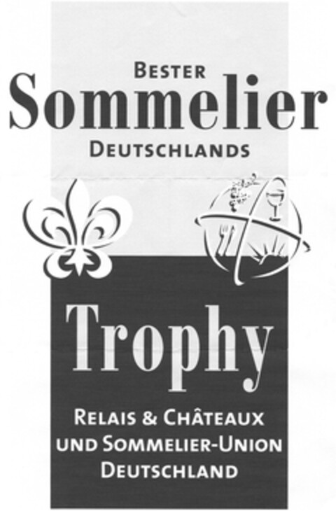 BESTER Sommelier DEUTSCHLANDS Trophy Logo (DPMA, 09.04.2011)