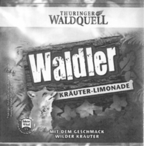 THÜRINGER WALDQUELL Waldler KRÄUTER-LIMONADE Logo (DPMA, 27.04.2011)