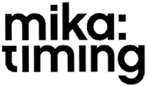 mika: timing Logo (DPMA, 20.06.2013)