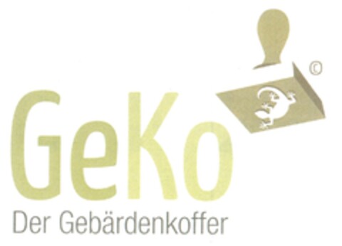 GeKo Der Gebärdenkoffer Logo (DPMA, 04/30/2014)