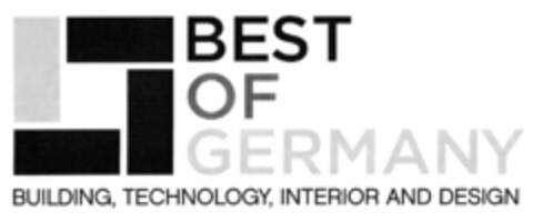 BEST OF GERMANY BUILDING, TECHNOLOGY, INTERIOR AND DESIGN Logo (DPMA, 14.06.2014)