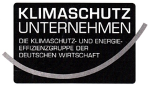 KLIMASCHUTZ UNTERNEHMEN Logo (DPMA, 02.08.2014)