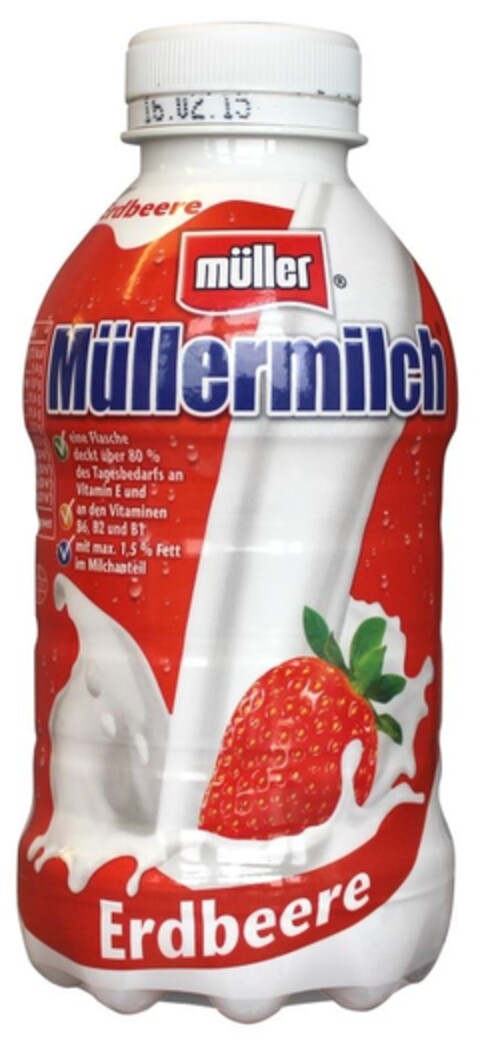 Müllermilch Erdbeere Logo (DPMA, 23.01.2015)