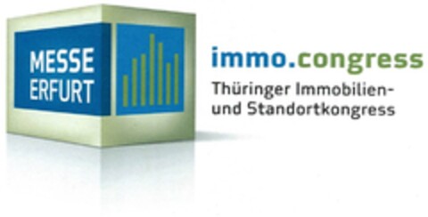 MESSE ERFURT immo.congress Thüringer Immobilien- und Standortkongress Logo (DPMA, 18.07.2015)