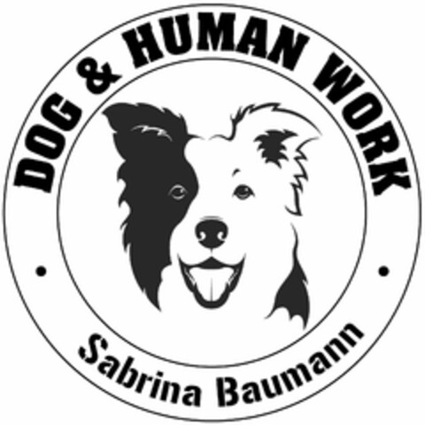 DOG & HUMAN WORK Sabrina Baumann Logo (DPMA, 07.01.2022)