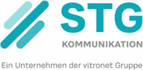 STG KOMMUNIKATION Ein Unternehmen der vitronet Gruppe Logo (DPMA, 01.08.2024)