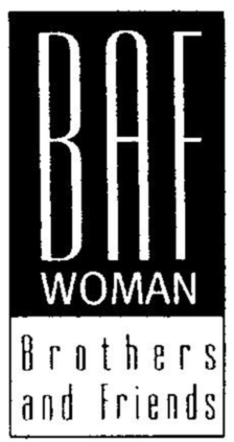 BAF WOMAN Brothers and Friends Logo (DPMA, 15.04.2002)