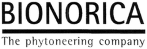BIONORICA The phytoneering company Logo (DPMA, 17.10.2007)
