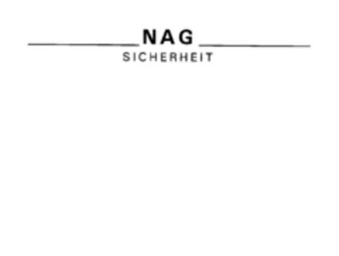 NAG SICHERHEIT Logo (DPMA, 16.02.1995)