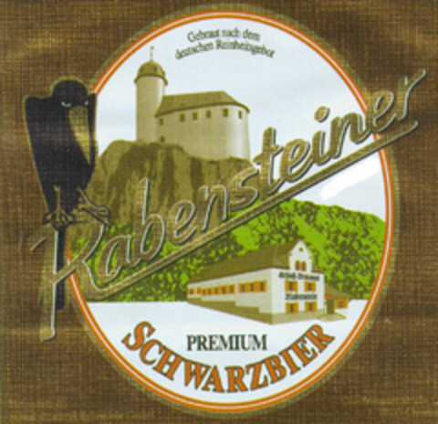 Rabensteiner PREMIUM SCHWARZBIER Logo (DPMA, 23.08.1996)