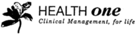 HEALTH one Logo (DPMA, 13.08.1997)