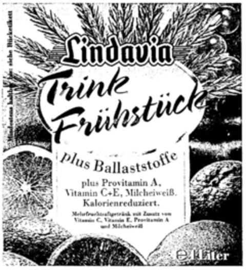 Lindavia Trink Frühstück Logo (DPMA, 17.04.1998)