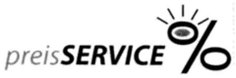 preisSERVICE % Logo (DPMA, 28.04.1998)