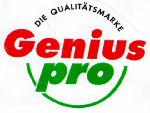 DIE QUALITÄTSMARKE Genius pro Logo (DPMA, 02.03.1999)