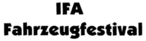 IFA Fahrzeugfestival Logo (DPMA, 15.11.1999)