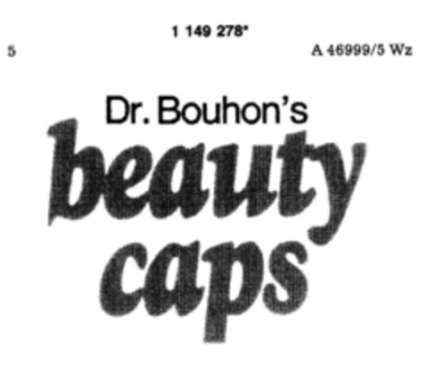 Dr. Bouhon`s beauty caps Logo (DPMA, 09/23/1989)