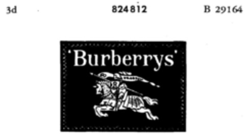 Burberrys Logo (DPMA, 07.05.1963)