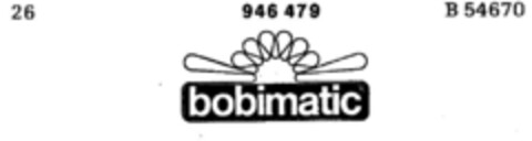 bobimatic Logo (DPMA, 24.07.1975)