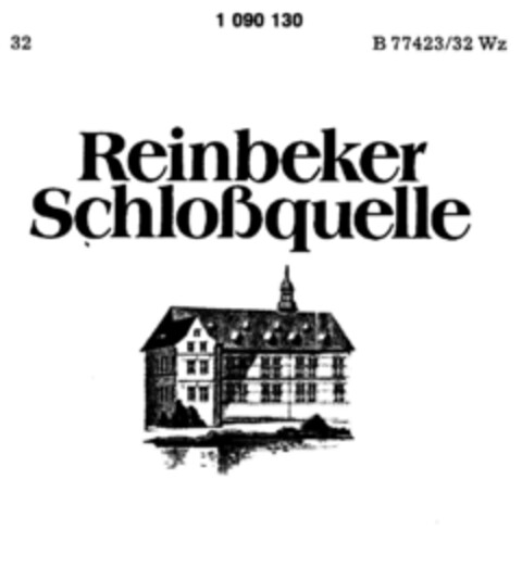 Reinbeker Schlossquelle Logo (DPMA, 07.08.1985)