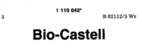 Bio-Castell Logo (DPMA, 07/03/1987)