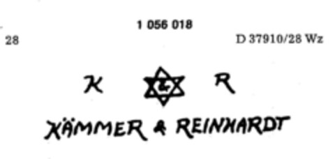 KÄMMER&REINHARDT Logo (DPMA, 30.10.1982)