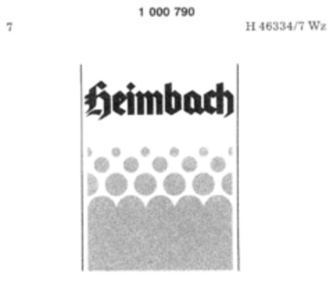 heimbach Logo (DPMA, 12.07.1979)