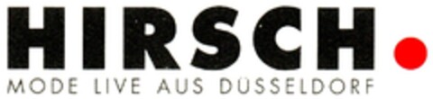 HIRSCH MODE LIVE AUS DÜSSELDORF Logo (DPMA, 19.05.1994)