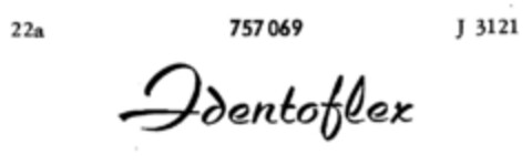 Identoflex Logo (DPMA, 03.06.1960)