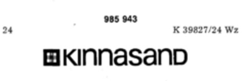 kinnasand Logo (DPMA, 09/21/1978)