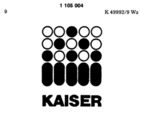 KAISER Logo (DPMA, 07/03/1986)