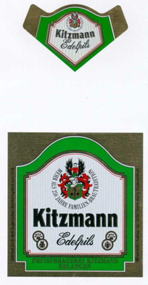 Kitzmann Edelpils Logo (DPMA, 06/27/1994)