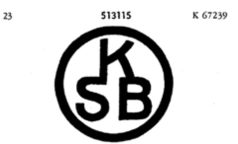 KSB Logo (DPMA, 29.09.1938)