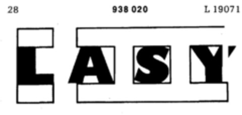 LASY Logo (DPMA, 24.01.1973)