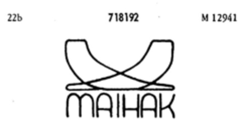 MAIHAK Logo (DPMA, 26.10.1957)