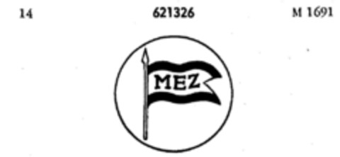 MEZ Logo (DPMA, 25.09.1950)