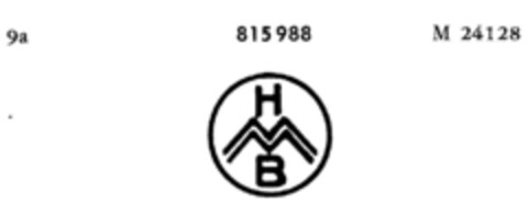 H M B Logo (DPMA, 05.03.1965)