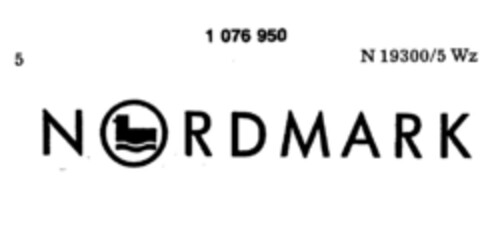 NORDMARK Logo (DPMA, 06.09.1984)