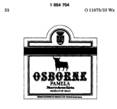 OSBORNE PAMELA Logo (DPMA, 05.01.1983)