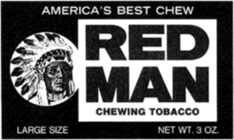 RED MAN CHEWING TOBACCO Logo (DPMA, 04.07.1992)