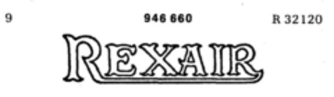 REXAIR Logo (DPMA, 14.08.1975)