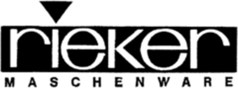rieker MASCHENWARE Logo (DPMA, 20.03.1992)