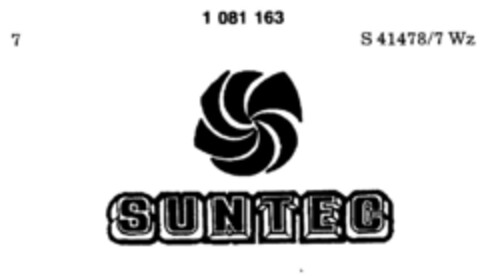 SUNTEC Logo (DPMA, 18.02.1985)