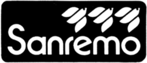 SANREMO Logo (DPMA, 05.09.1990)