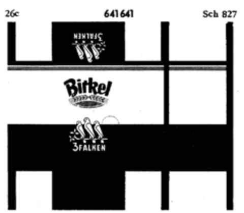 Birkel 3 FALKEN Logo (DPMA, 08.04.1950)