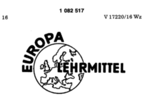 EUROPA LEHRMITTEL Logo (DPMA, 08/20/1980)