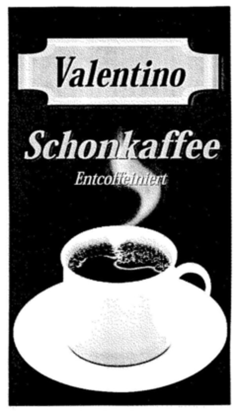 Valentino Schonkaffee Entcoffeiniert Logo (DPMA, 04/18/2001)